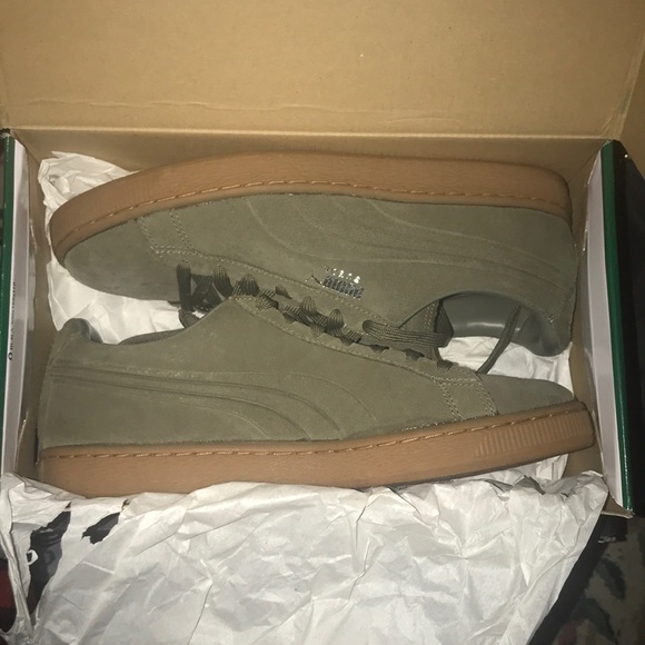 puma green gum sole